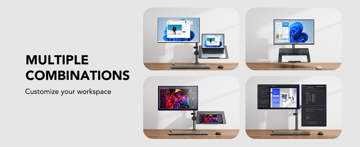 Laptop Monitor Desktop Bracket