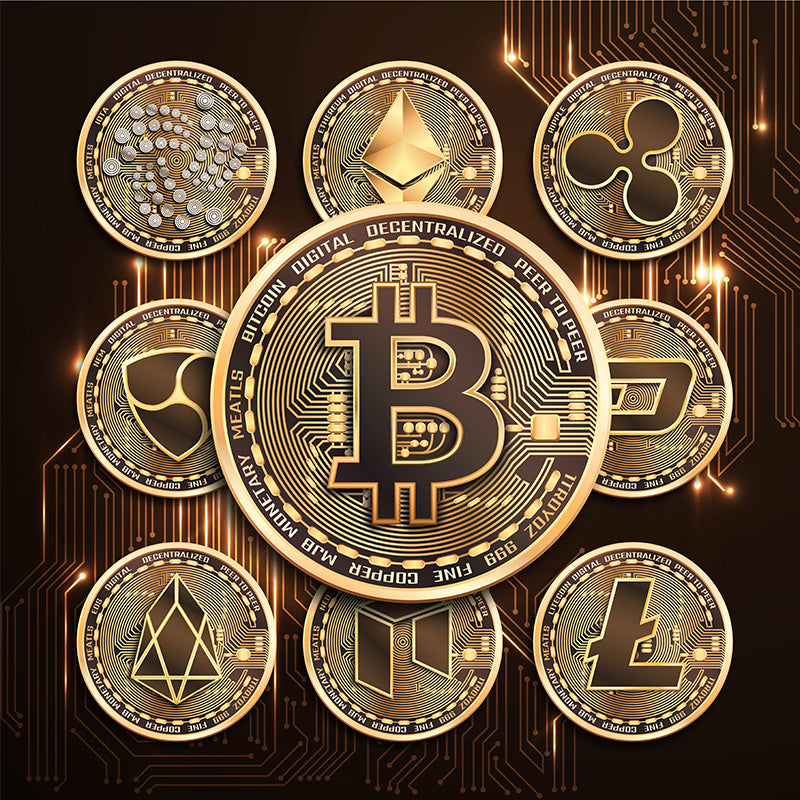 Bitcoin + Cryptocurrency Canvas