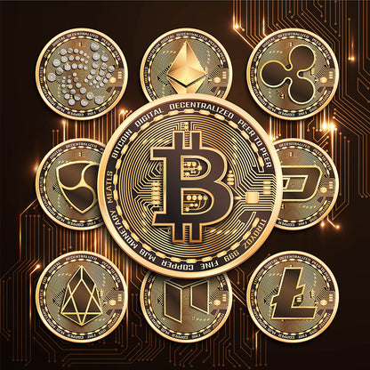 Bitcoin + Cryptocurrency Canvas