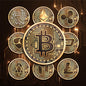 Bitcoin + Cryptocurrency Canvas