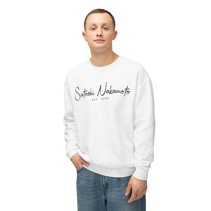 Satoshi Nakamoto Signature Crewneck Sweatshirt