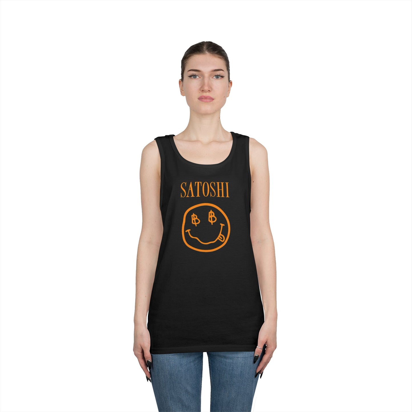Satoshi Bitcoin Smile Tank Top
