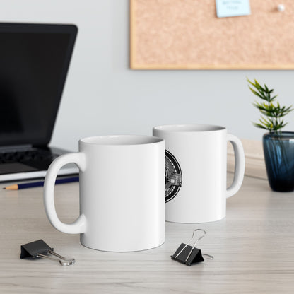 Bitcoin Circuit Board Ceramic Mug - Coffee Cup (11oz & 15oz)