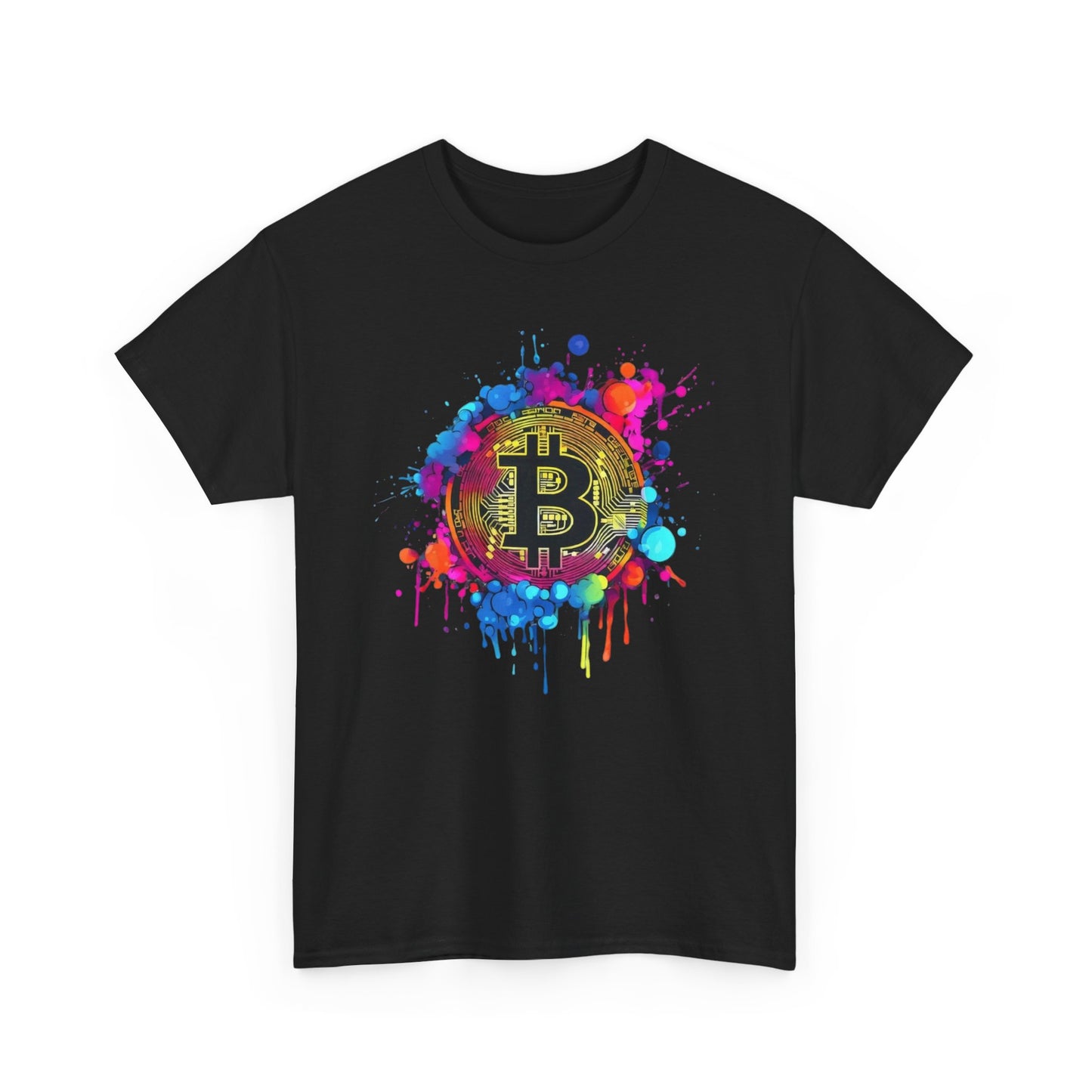 Bitcoin Paint Splash Tee