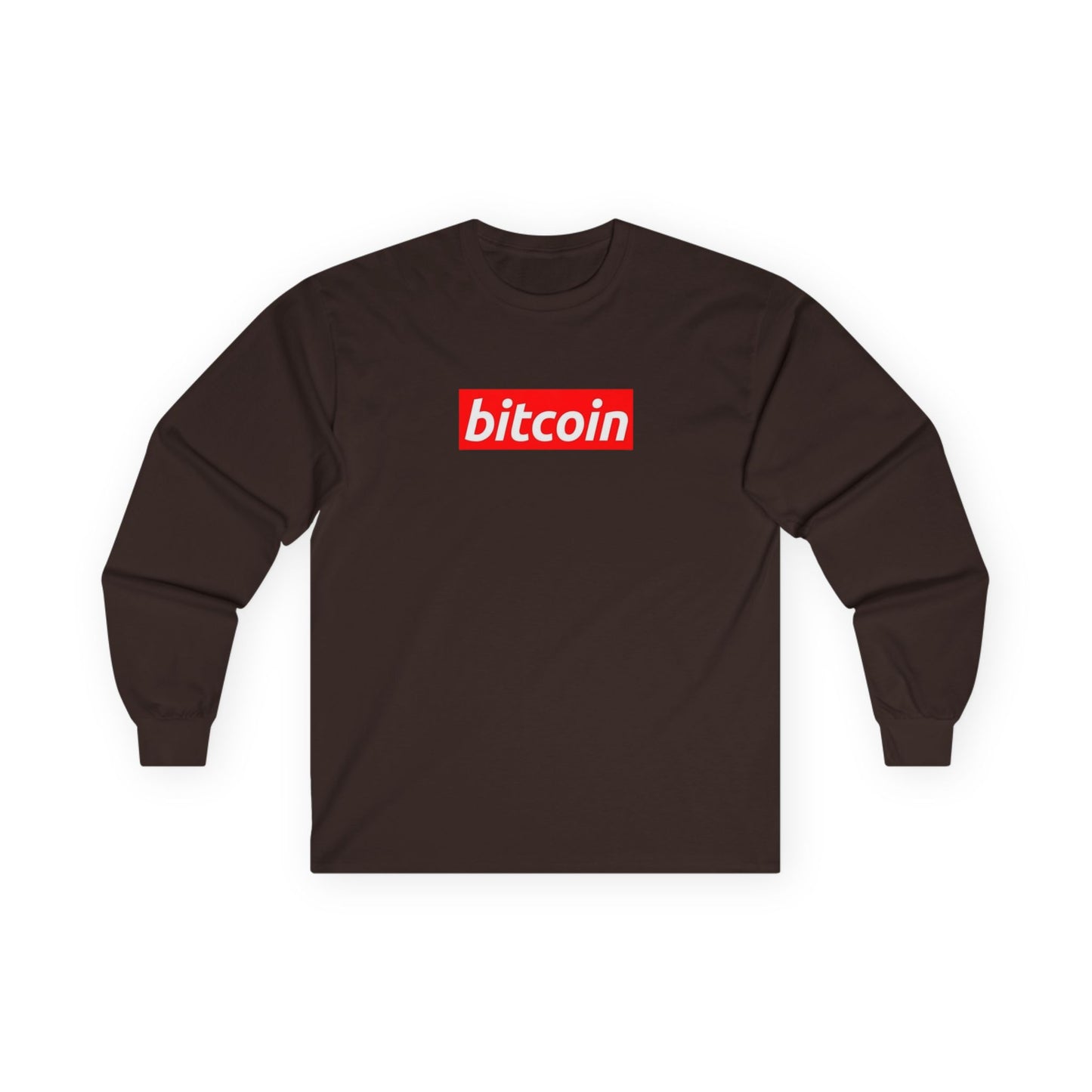 Bitcoin Logo Long Sleeve Tee