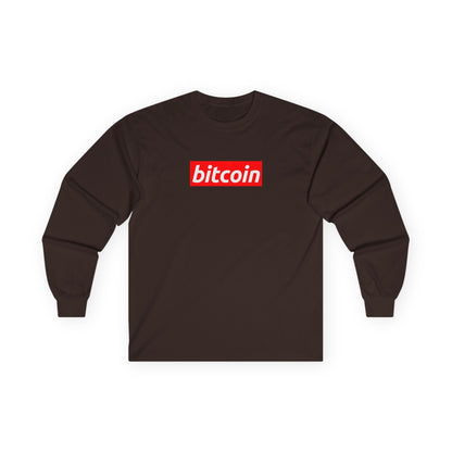 Bitcoin Logo Long Sleeve Tee