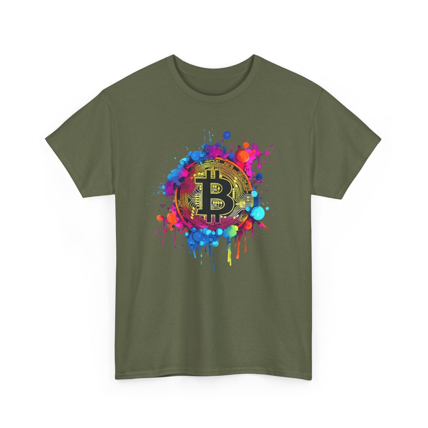 Bitcoin Paint Splash Tee
