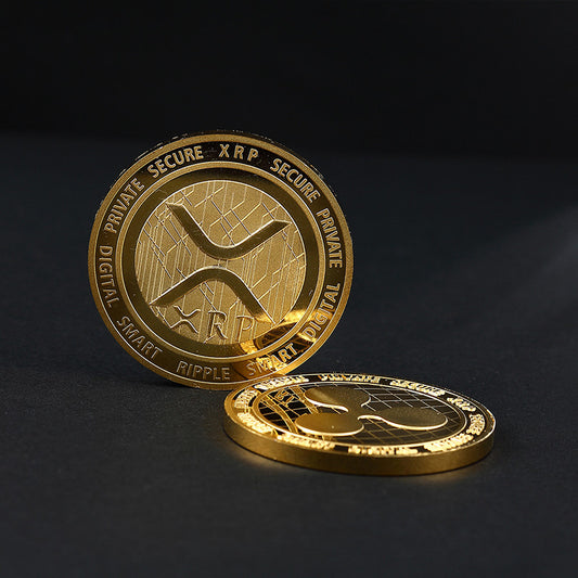 Ripple (XRP) Collectible Novelty Coin (Gold/Silver plated)