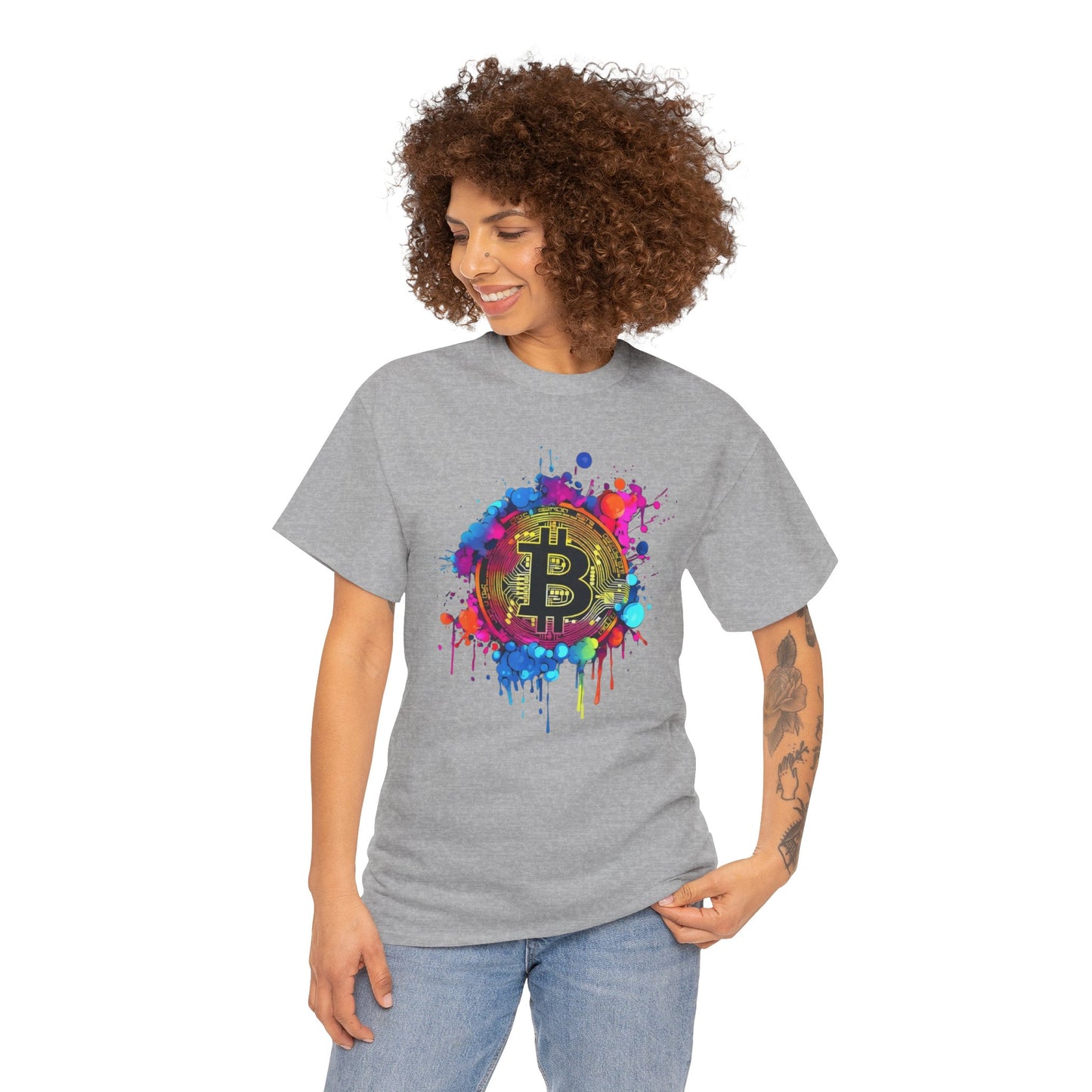 Bitcoin Paint Splash Tee