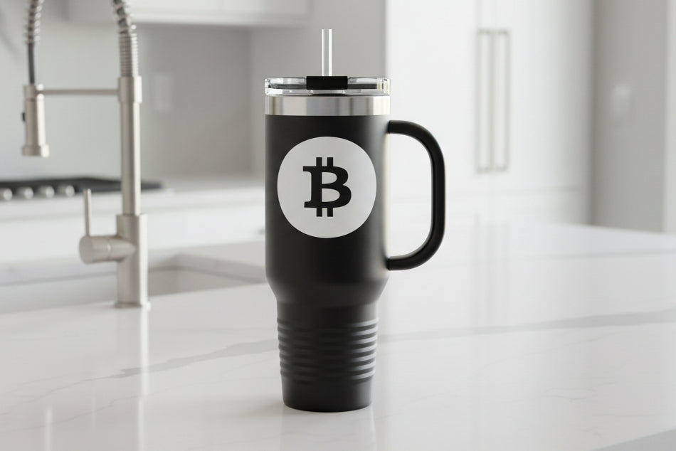 Bitcoin HODL 40oz Insulated Travel Mug