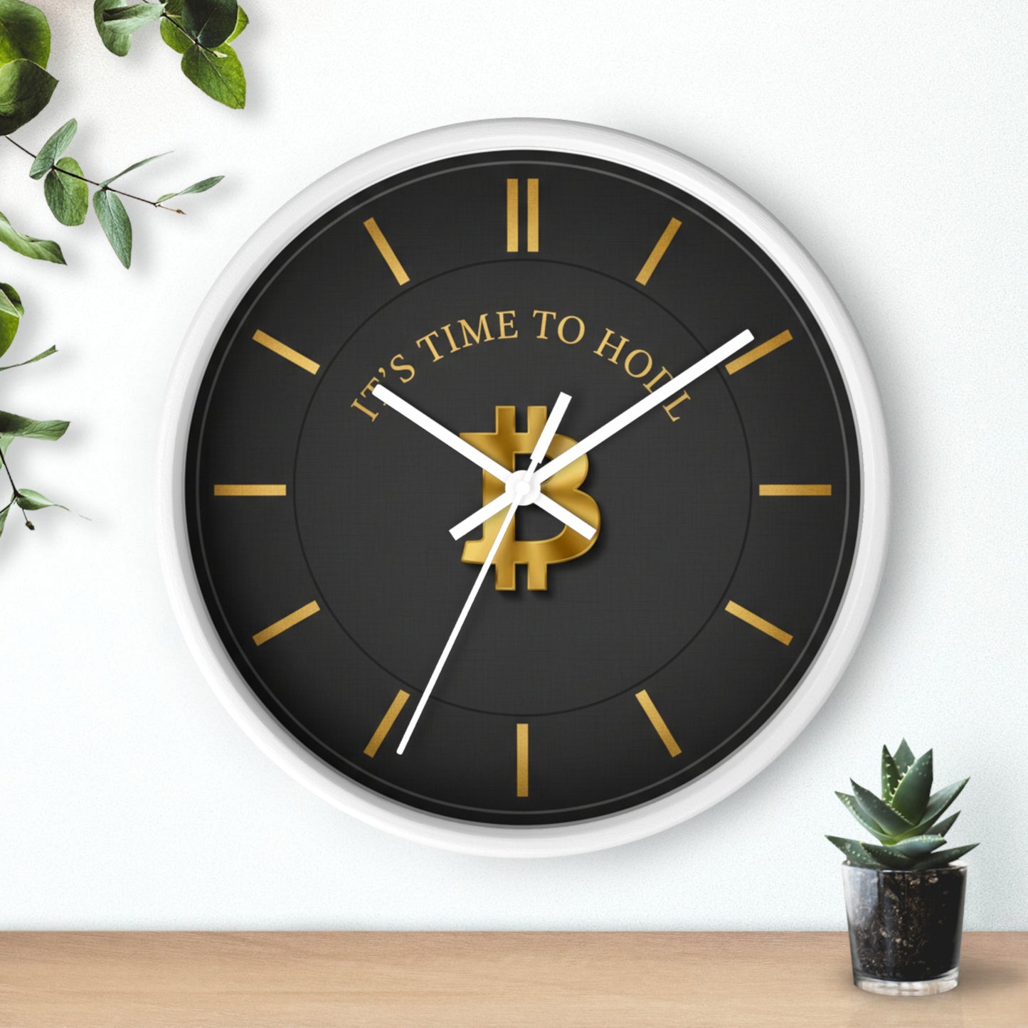 Bitcoin 'It's Time to HODL' Wall Clock