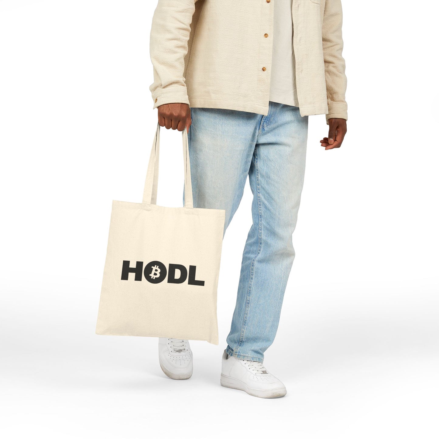 Bitcoin HODL Canvas Tote Bag – Cotton Bag