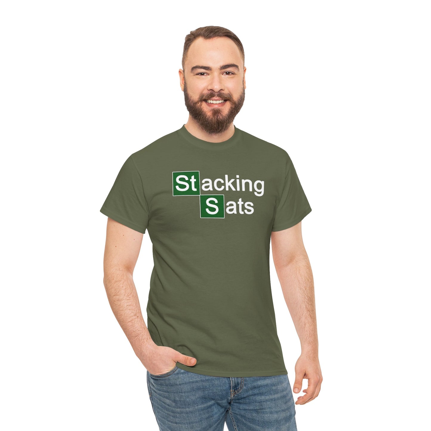 Stacking Sats Tee