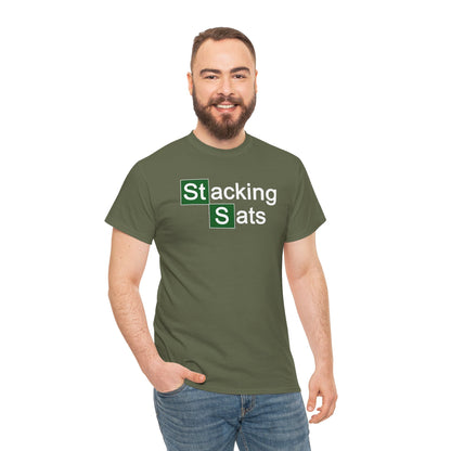 Stacking Sats Tee
