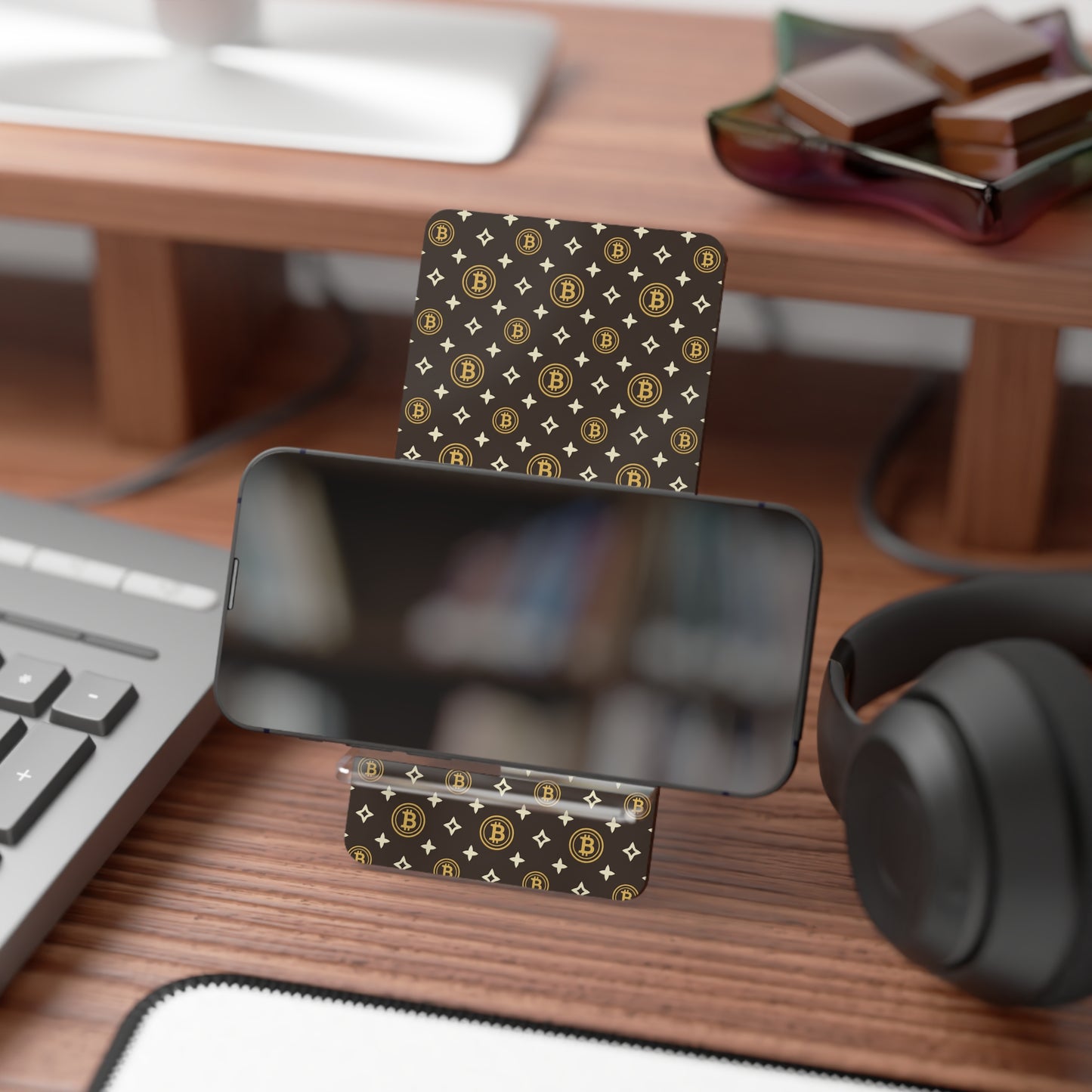 Mobile Bitcoin Display Stand for Smartphones