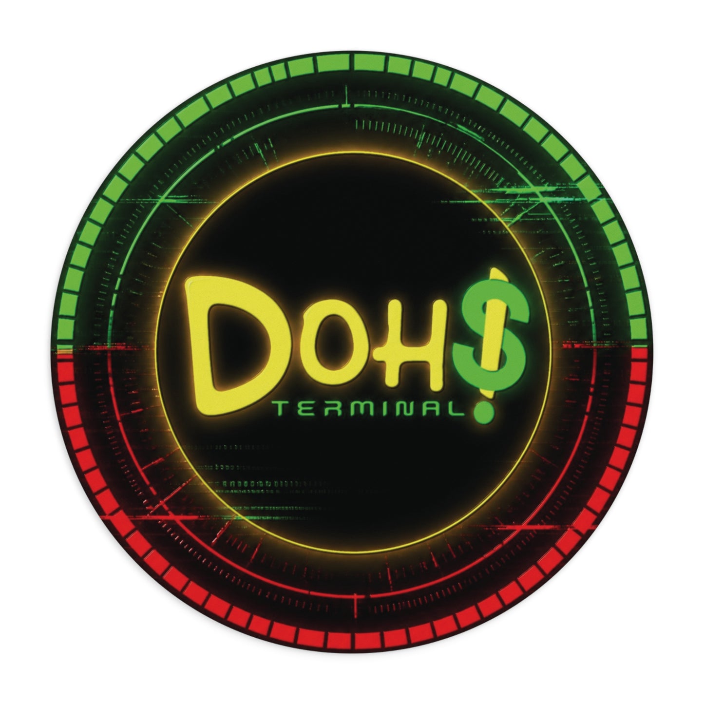 DOH Mouse Pad (Round)