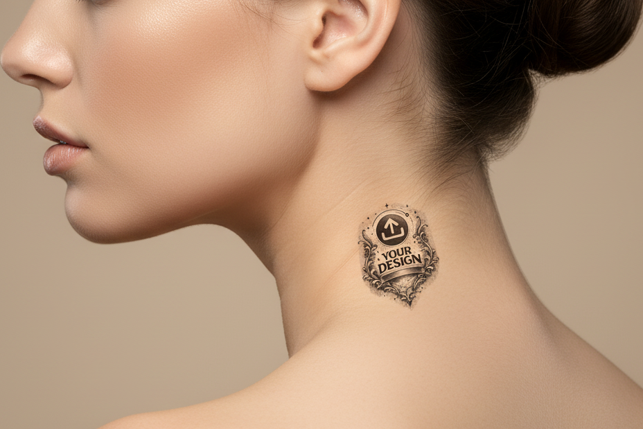 Temporary Tattoo – Your Design Crest