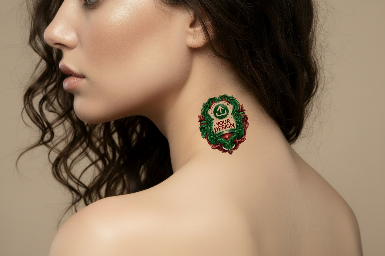 Temporary Tattoo – Your Design Crest
