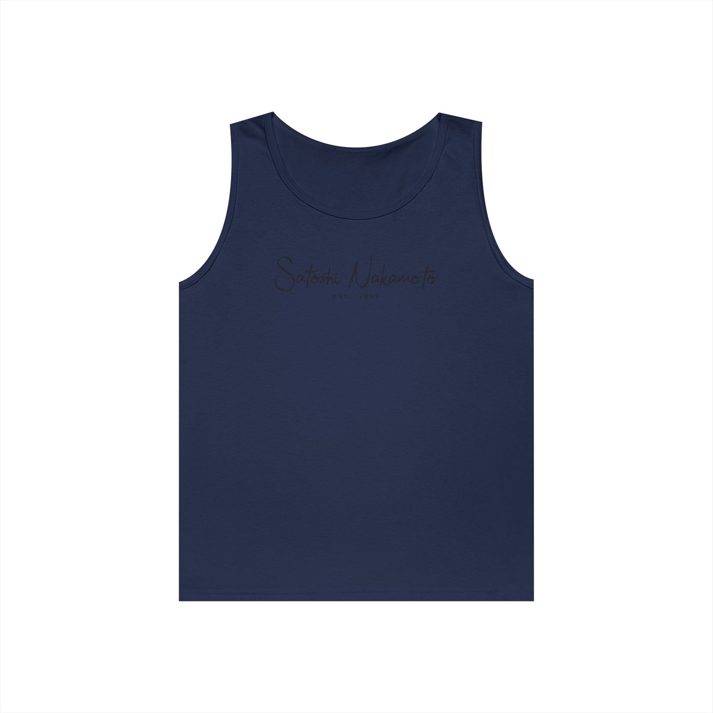 Satoshi Nakamoto Signature Tank Top