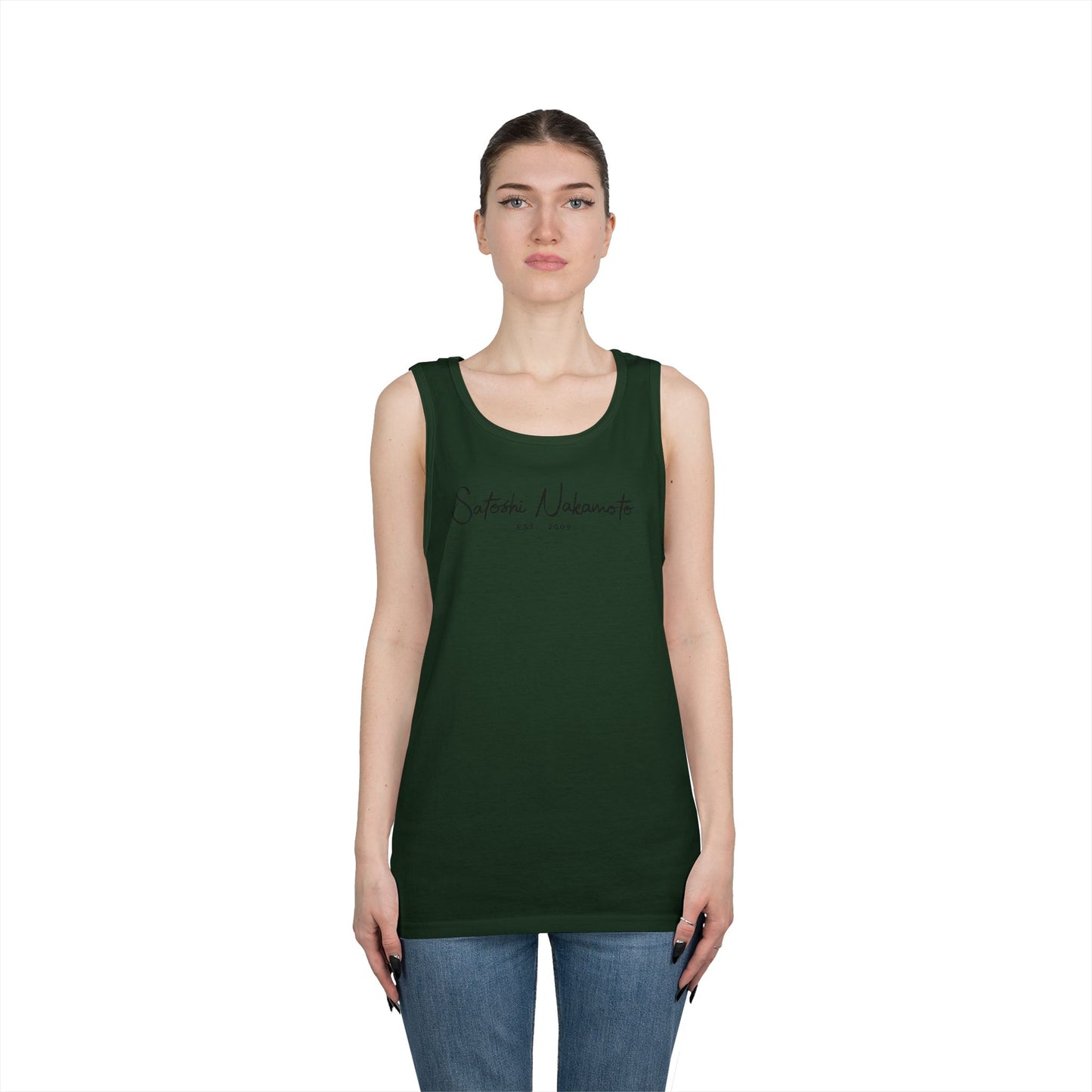 Satoshi Nakamoto Signature Tank Top
