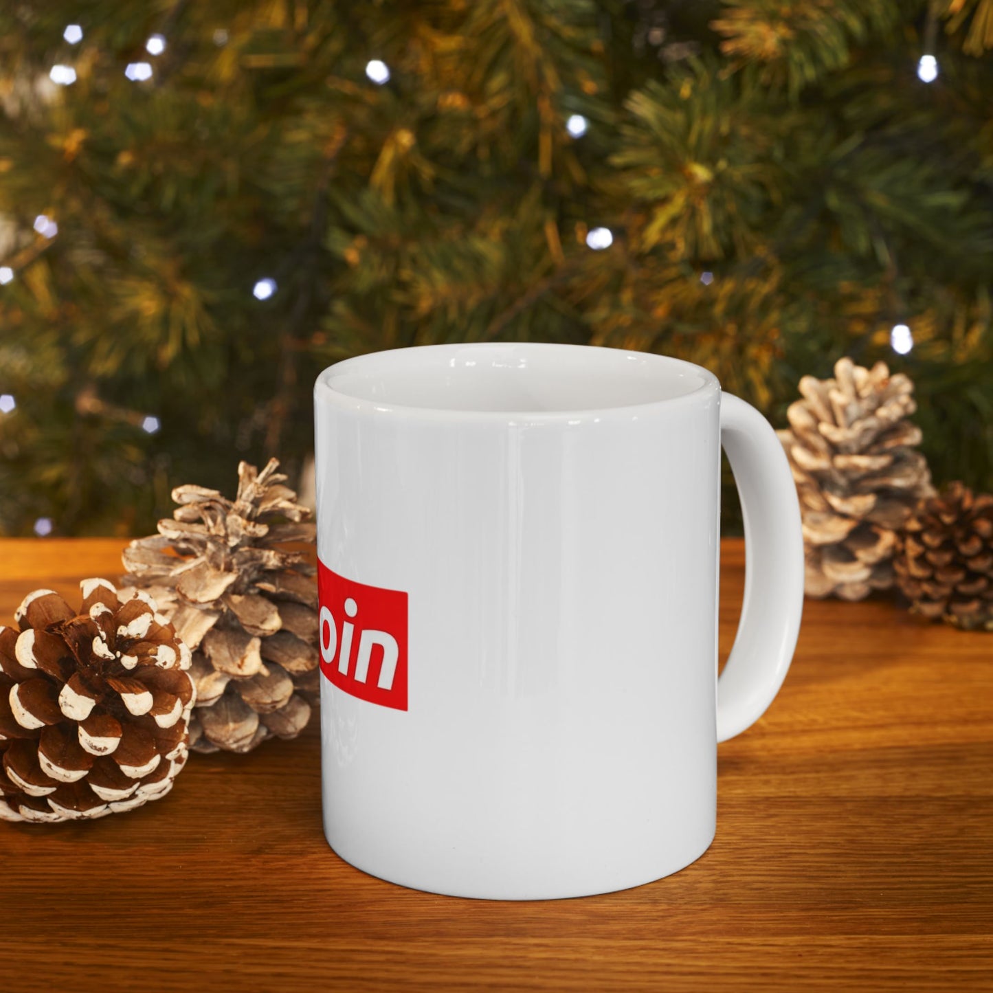 Bitcoin Ceramic Mug (11oz & 15oz) – Coffee Cup for Bitcoin Fans
