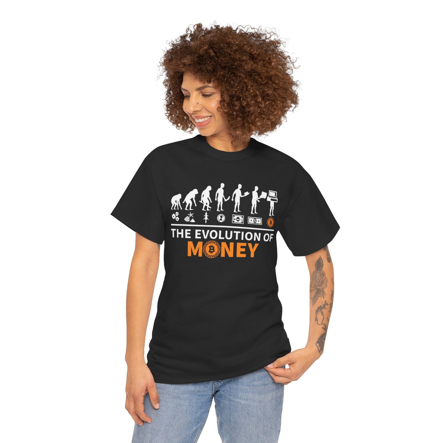 Evolution of Money Bitcoin Tee