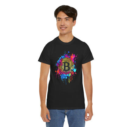 Bitcoin Paint Splash Tee