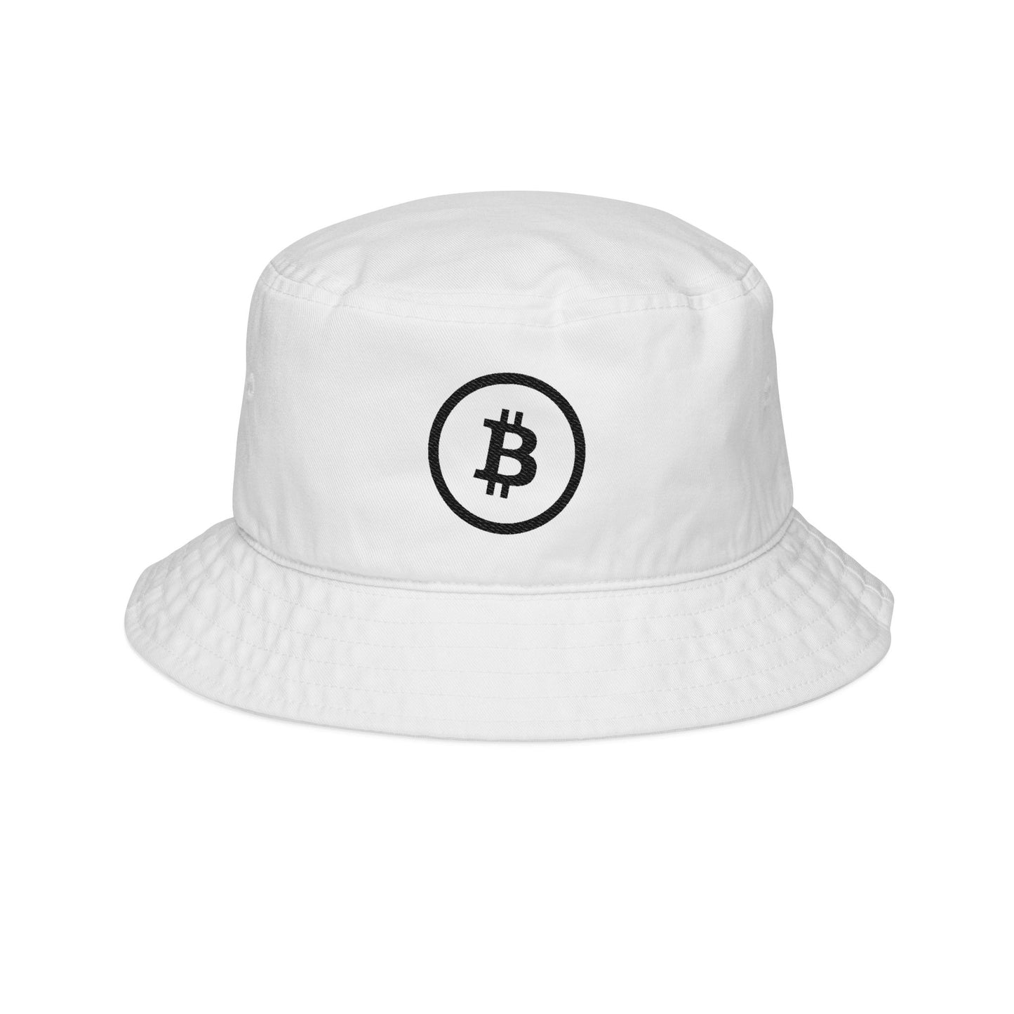 Bitcoin Logo Embroidered Bucket Hat