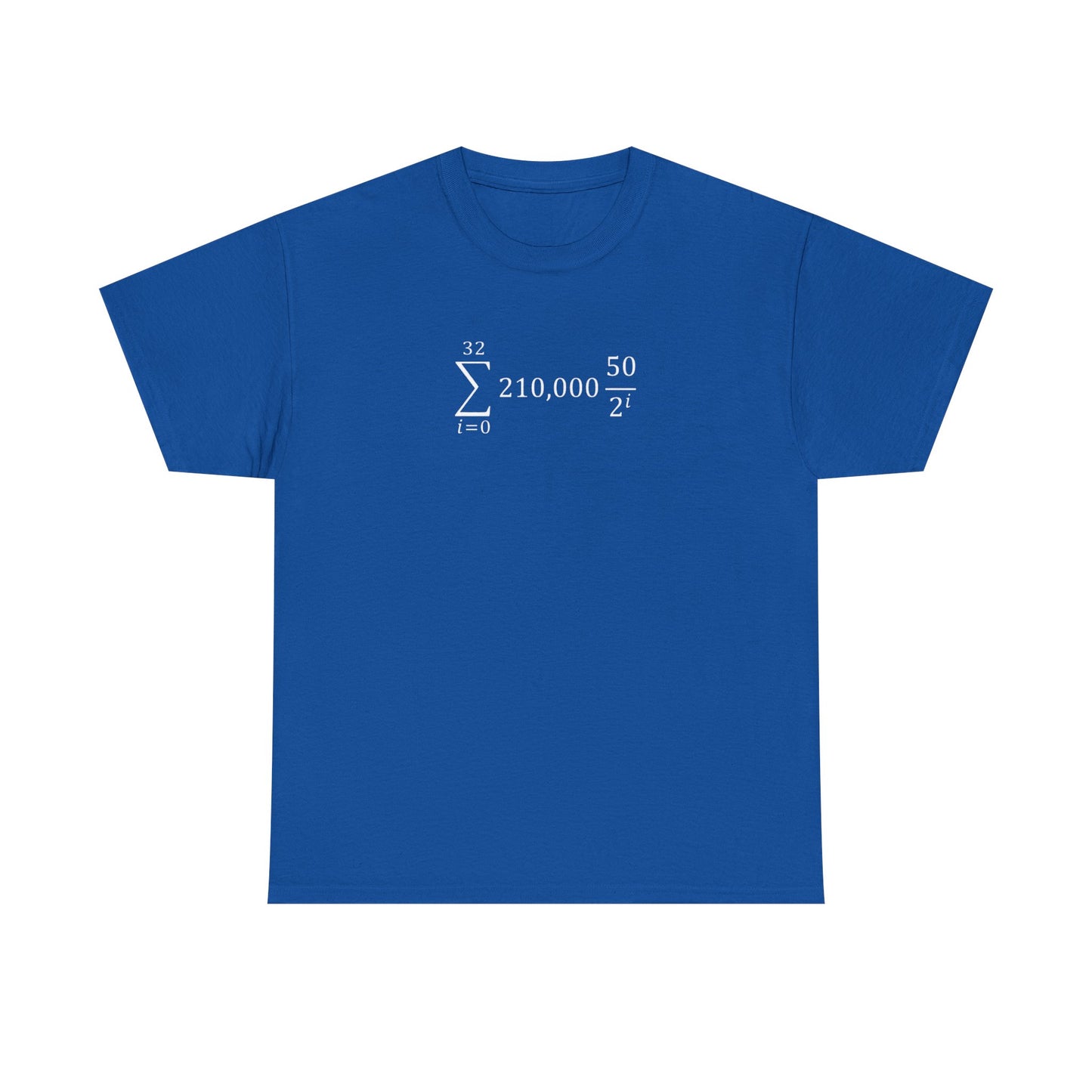 Bitcoin Equation Tee