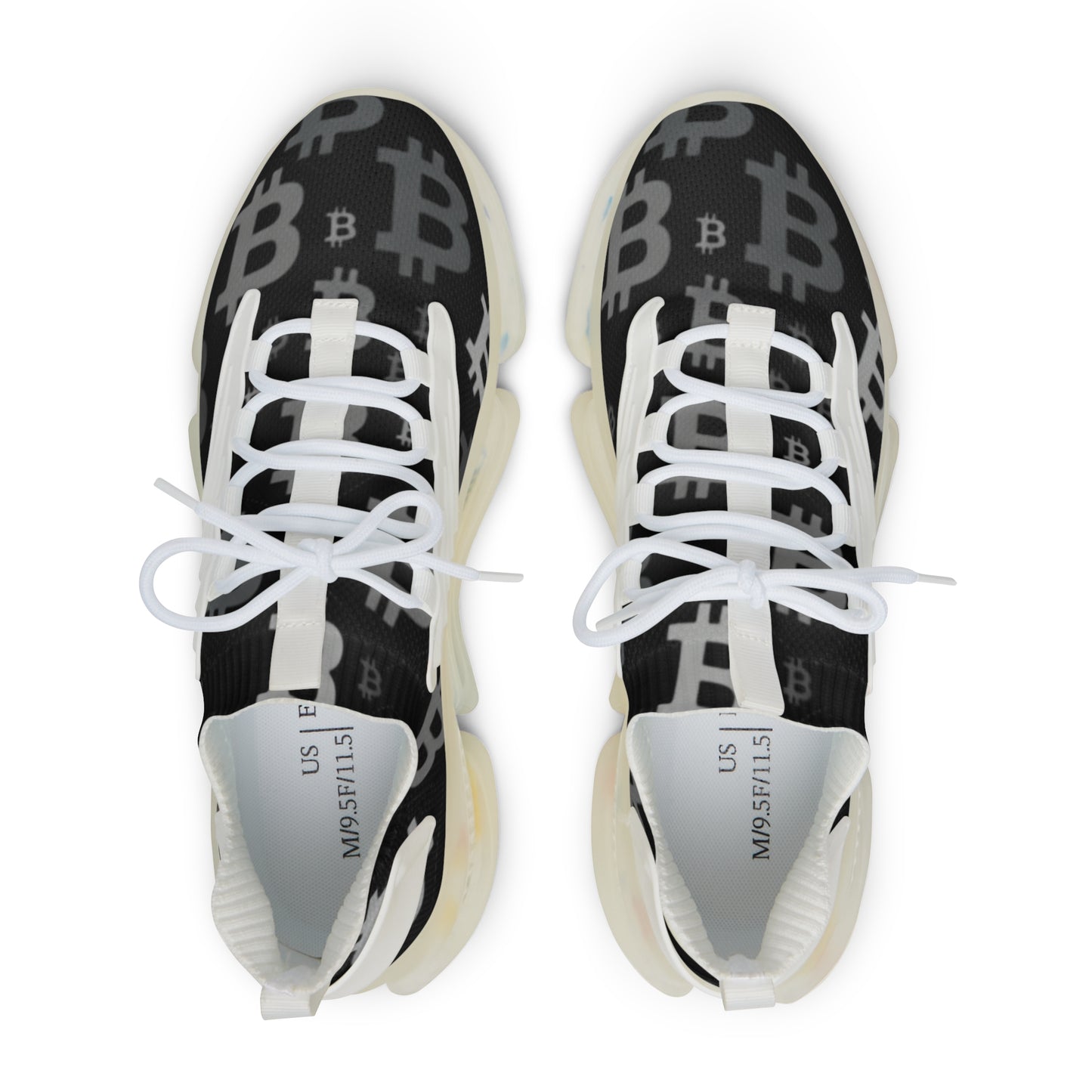 Men's Mesh Bitcoin Sneakers
