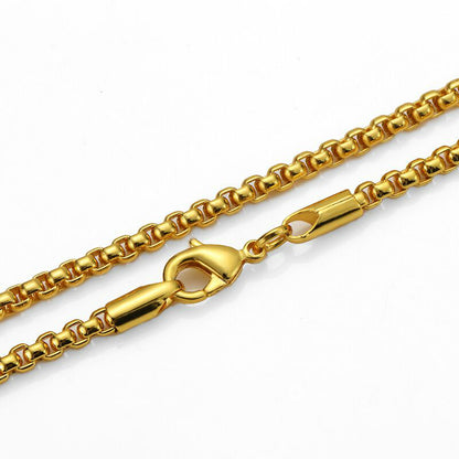 Gold Bar Pendant Necklace