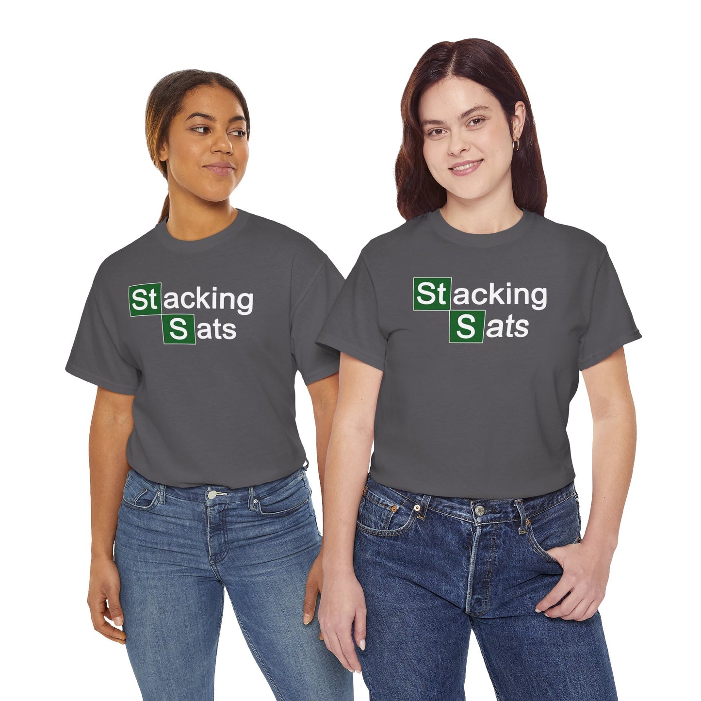Stacking Sats Tee