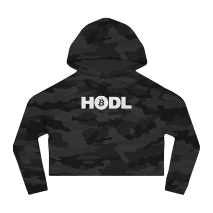 "HODL" Bitcoin Cropped Hoodie