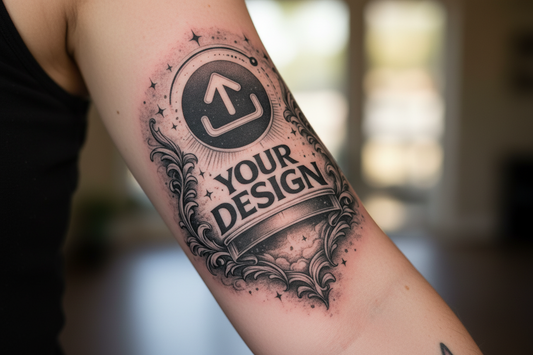 Temporary Tattoo – Your Design Crest