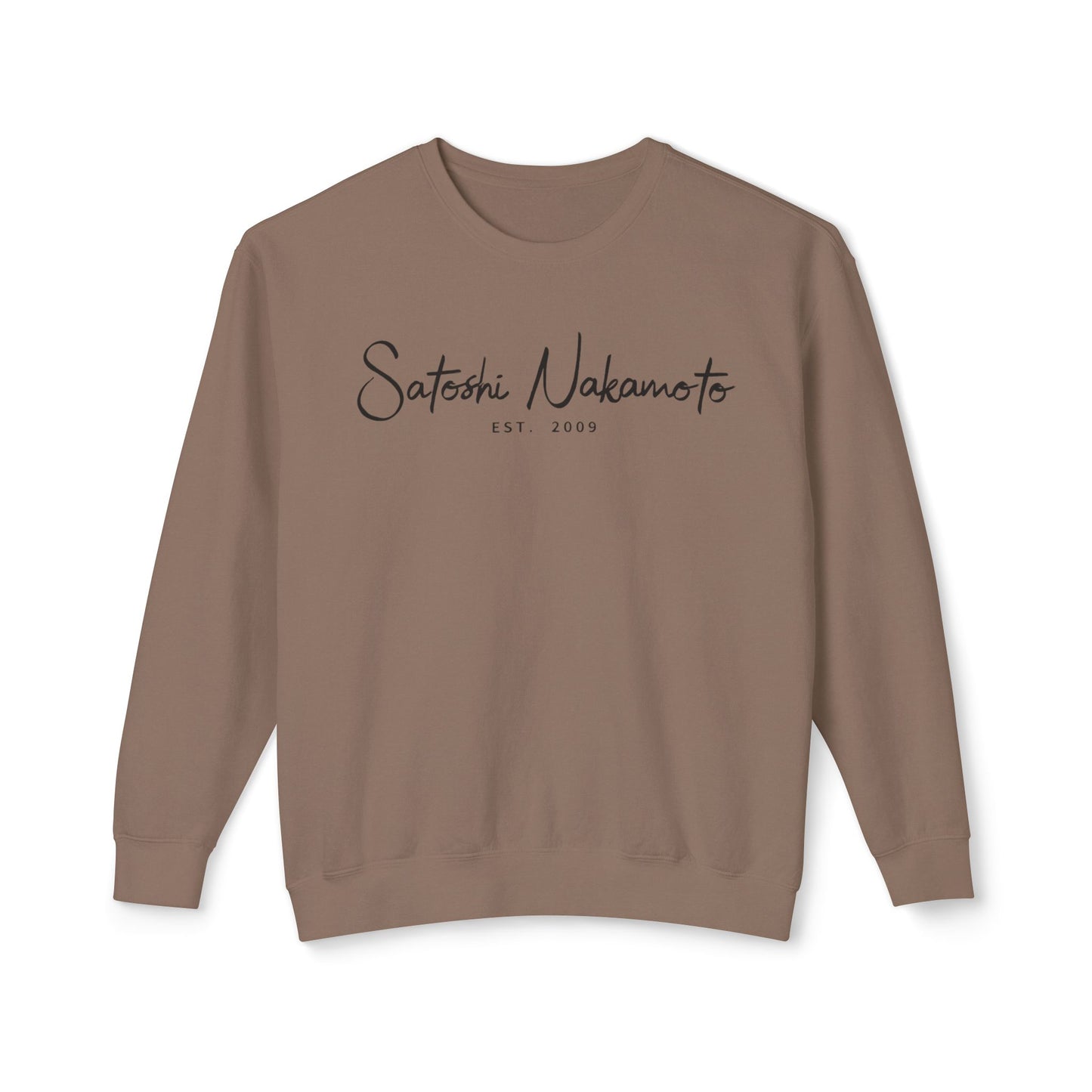 Satoshi Nakamoto Signature Crewneck Sweatshirt