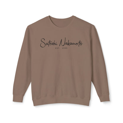 Satoshi Nakamoto Signature Crewneck Sweatshirt