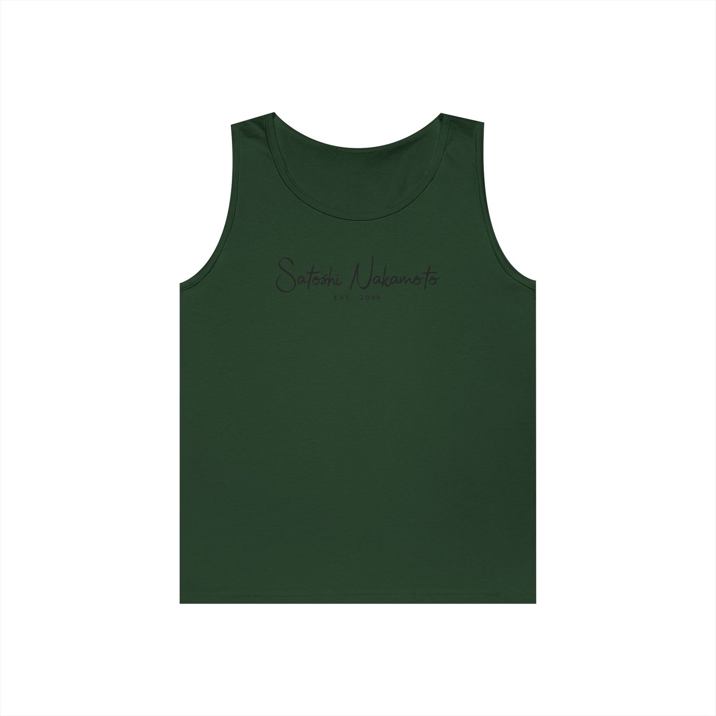Satoshi Nakamoto Signature Tank Top