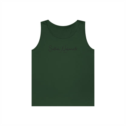 Satoshi Nakamoto Signature Tank Top