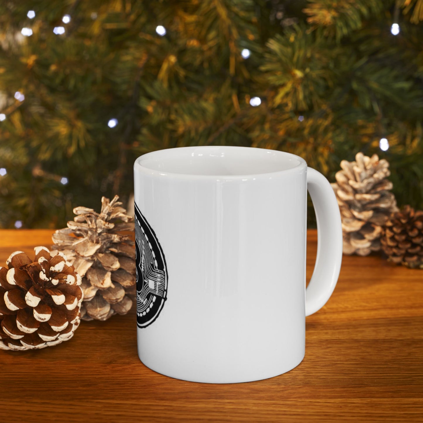 Bitcoin Circuit Board Ceramic Mug - Coffee Cup (11oz & 15oz)