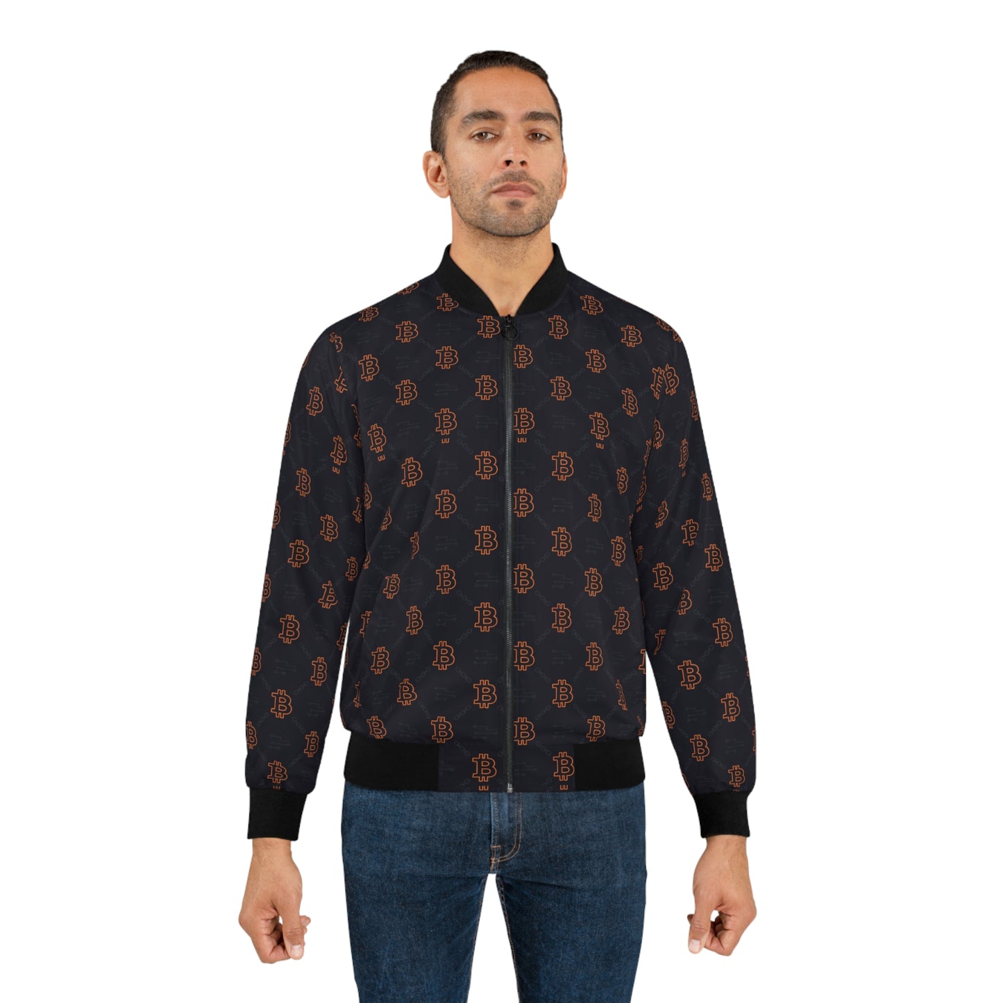 Men's Bitcoin Bomber Jacket (AOP)