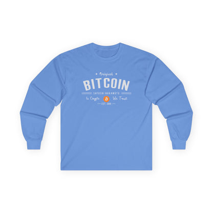 Bitcoin Vintage Long Sleeve Tee