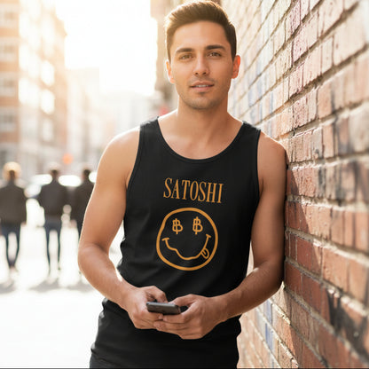 Satoshi Bitcoin Smile Tank Top
