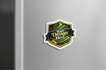 Custom Die-Cut Fridge Magnet Cutout Shape)