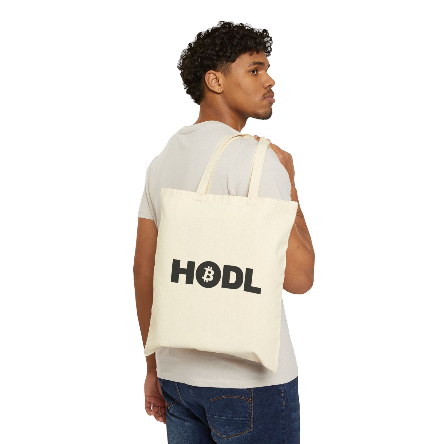 Bitcoin HODL Canvas Tote Bag – Cotton Bag