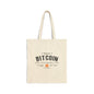 Bitcoin Vintage " In Crypto We Trust " Tote Bag
