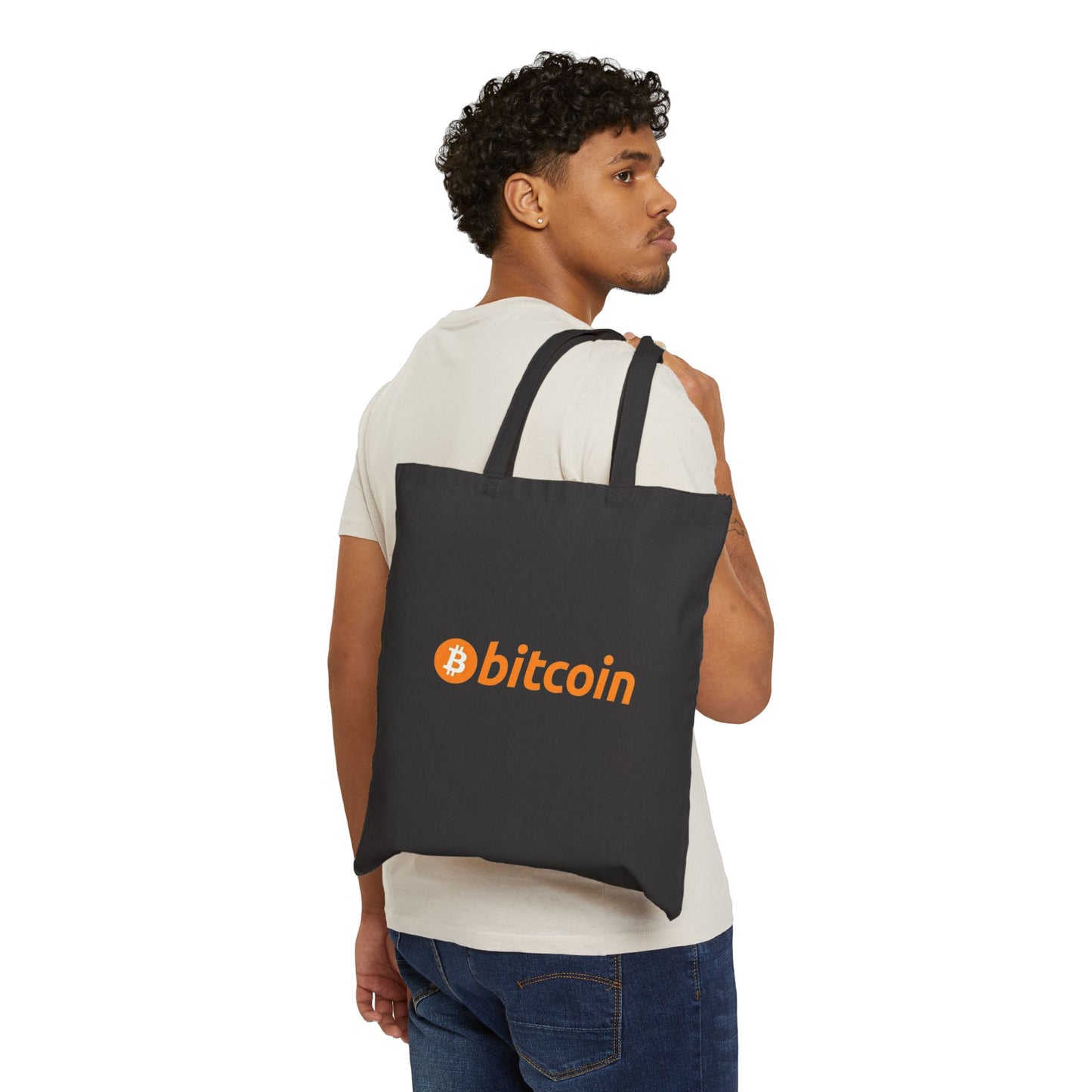 Bitcoin Cotton Canvas Tote Bag