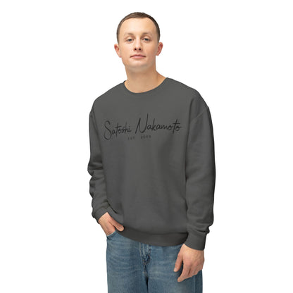 Satoshi Nakamoto Signature Crewneck Sweatshirt