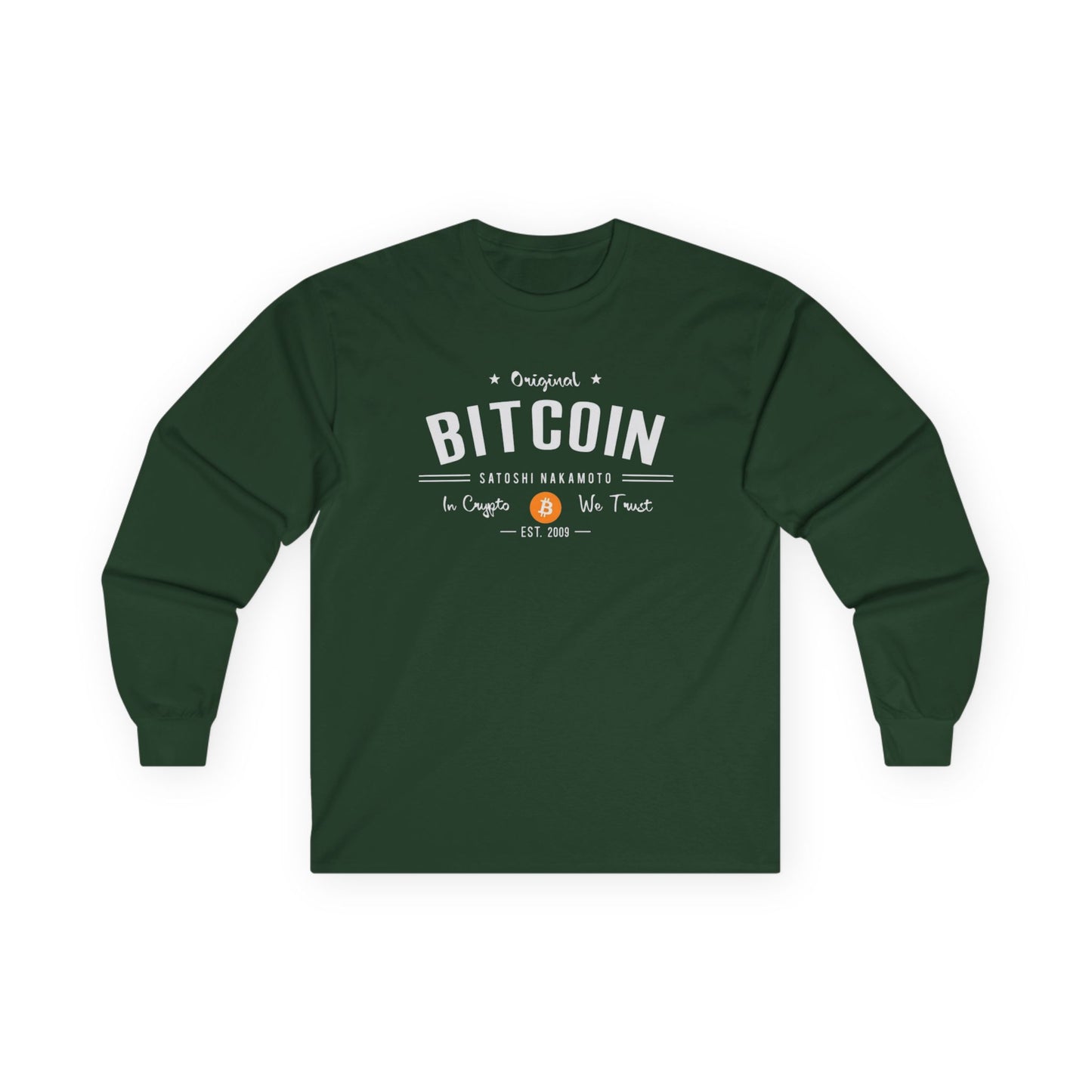 Bitcoin Vintage Long Sleeve Tee