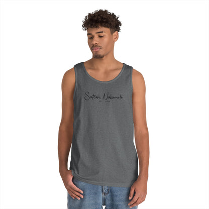 Satoshi Nakamoto Signature Tank Top