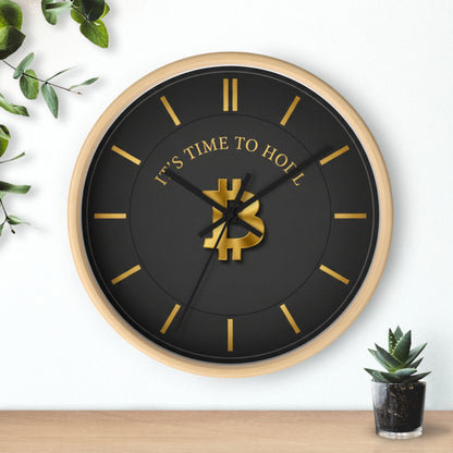 Bitcoin 'It's Time to HODL' Wall Clock